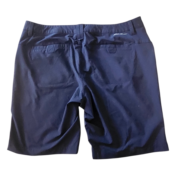 Eddie Bauer Black, Navy and Olive Nylon Hiking Bermuda Shorts Lot. Sz. 12 - Picture 5 of 13